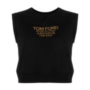 Tom Ford Svarta Sweaters för Män Black, Dam