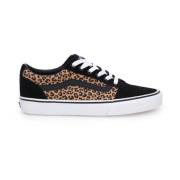 Vans Leopard Sneakers Black, Dam