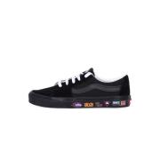 Vans Svart/Neon Sk8-Low Sneakers Black, Herr