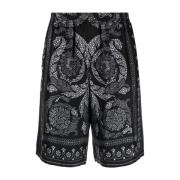Versace Avslappnade shorts Black, Herr
