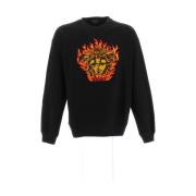 Versace Sweatshirts Black, Herr