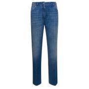 Versace Slim-fit Jeans för Modern Kvinna Blue, Dam