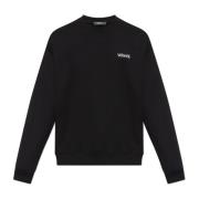 Versace Sweatshirt med logotyp Black, Herr