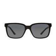 Versace Fyrkantiga solglasögon Ve4307 Gb1/87 Black, Unisex