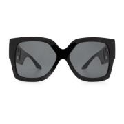 Versace Greca Sunglasses Black, Dam