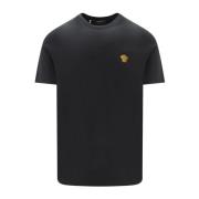 Versace Herrkläder T-shirts och polo Svart Aw23 Black, Herr