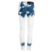 Armani Exchange Perfekt passform Tapered Jeans White, Herr