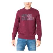 Armani Exchange Herr Bordeaux Stickat Red, Herr