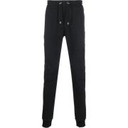 Balmain Casual Flock Joggers Black, Herr