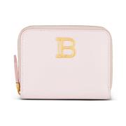 Balmain B-Buzz Läder Plånbok Pink, Dam