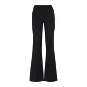 Balmain Flared trousers with creases Black, Dam