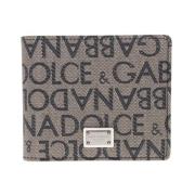 Dolce & Gabbana Monogrammärkt plånbok Beige, Herr