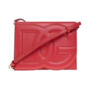 Dolce & Gabbana Axelväska med logotyp Red, Dam