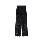 Dolce & Gabbana Lace trousers Black, Dam