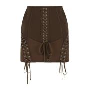 Dolce & Gabbana Kort kjol Brown, Dam