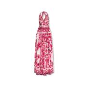 Dolce & Gabbana Maxiklänning i siden Pink, Dam
