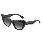 Dolce & Gabbana Elegant Svart Ram Solglasögon Black, Unisex