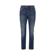 Dolce & Gabbana Slim-fit Jeans med Flap Stängning Blue, Herr