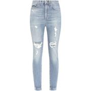 Dolce & Gabbana Slim Fit Denim Jeans Blue, Dam