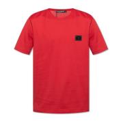 Dolce & Gabbana T-shirt med logotyp Red, Herr