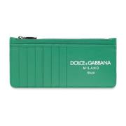 Dolce & Gabbana Korthållare med logotyp Green, Dam