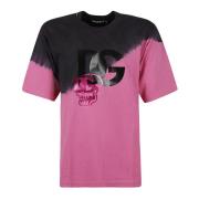 Dolce & Gabbana Casual Uppgradering T-Shirt för Män Pink, Herr