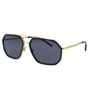 Dolce & Gabbana Polariserade solglasögon Dg2285 med guldmetallram Yell...