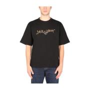 Dolce & Gabbana Stilfullt Broderat T-shirt Black, Herr