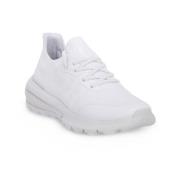 Geox Stiliga Avslappnade Sneakers för Kvinnor White, Dam