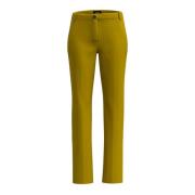 Marella Straight Trousers Green, Dam