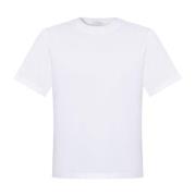 Salvatore Ferragamo T-shirt med logotyp White, Dam