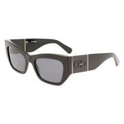 Salvatore Ferragamo Sunglasses Black, Dam