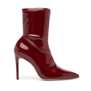 Stuart Weitzman Stretch Bootie Red, Dam