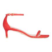 Stuart Weitzman Women Shoes Sandals lo Aw22 Red, Dam