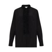 Jil Sander Skjorta med volanger Black, Dam