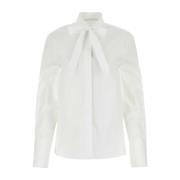 Jil Sander Elegant Vit Poplin Skjorta White, Dam