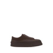 Jil Sander Bruna Canvas Gummisneakers Brown, Dam