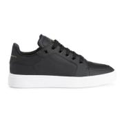 Giuseppe Zanotti Svarta Läder Gz94 Sneakers Black, Herr