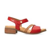 Mephisto Elegant dam sandal med Soft-Air mellansula Red, Dam