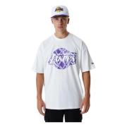 New Era T-Shirts White, Herr