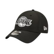 New Era Gorra lakers svart vit 9forty loslak Black, Herr