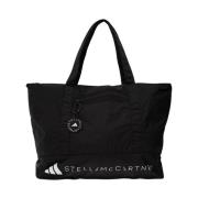 Adidas by Stella McCartney Shopper bag with logo Black, Dam