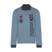 Aeronautica Militare Polo Shirt Blue, Herr