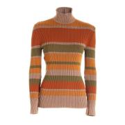 Alberta Ferretti Turtlenecks Brown, Dam