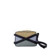 Alexander McQueen Multifärgat Läder Crossbody Kameraväska Multicolor, ...