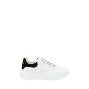 Alexander McQueen Vita Läder Sneakers - Storlek 37 White, Dam