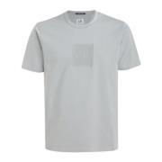 C.p. Company Grå T-shirt med Logotryck Gray, Herr