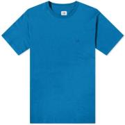 C.p. Company Lyons Blue Small Logo T-Shirt Blue, Herr