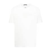 C.p. Company Broderad Logotyp T-Shirt White, Herr