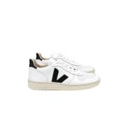 Veja Vita V-10 Sneakers med Svarta Detaljer White, Herr